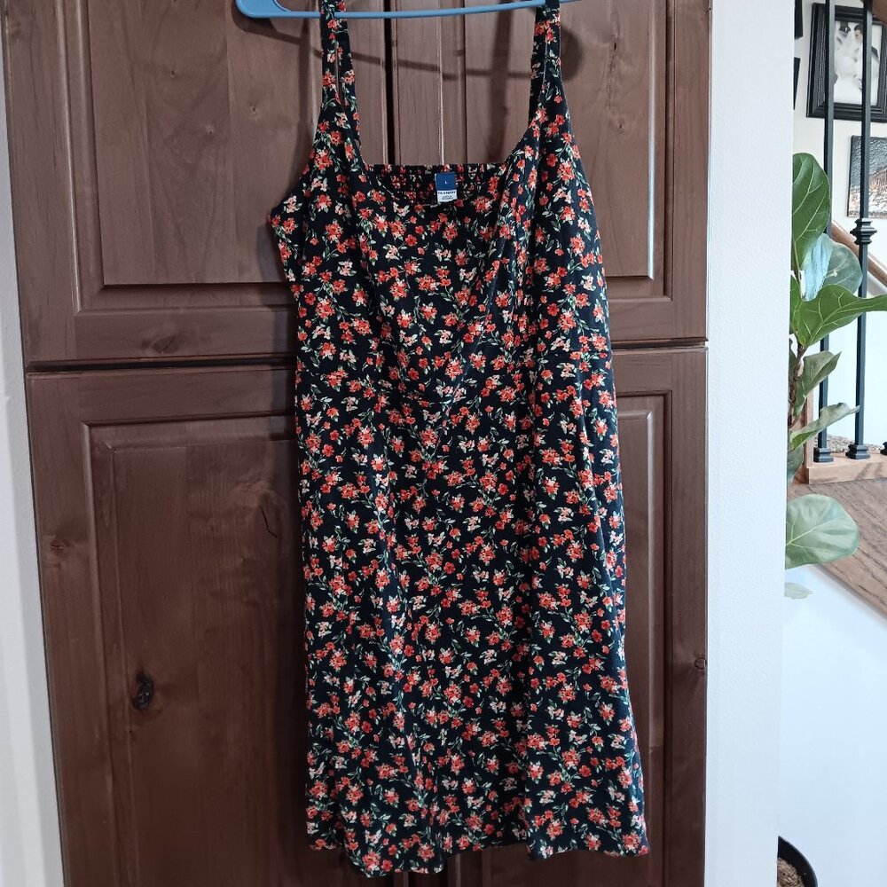 Scoop neck skater dress